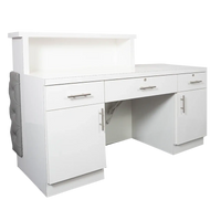 Whale Spa- Lux Tufted Reception Desk with ADA Compliance