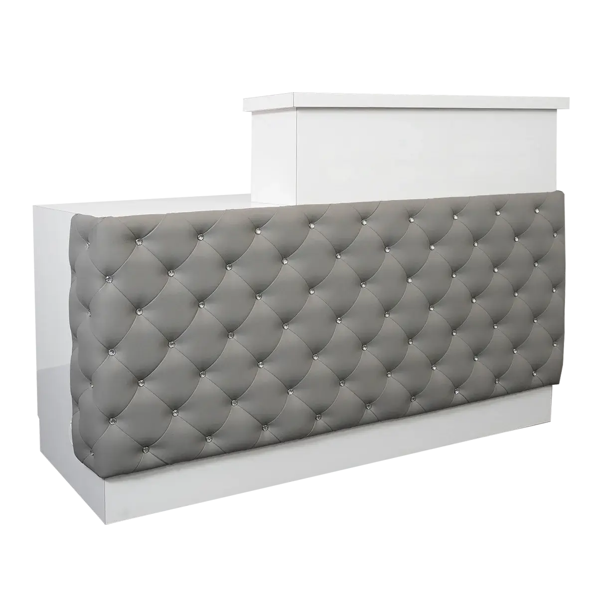Whale Spa- Lux Tufted Reception Desk with ADA Compliance