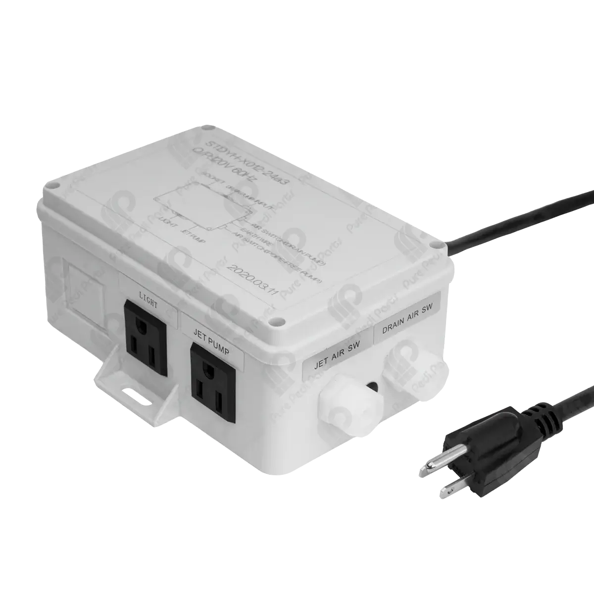 Whale Spa- Control Box Duo Switch