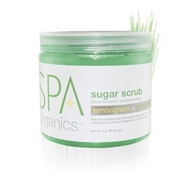 ATL- Sugar Scrub (16oz) Lemongrass + Green Tea | BCL Organic Spa