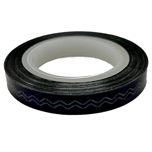 ATL- Black Zig Zag Nail Art Tape