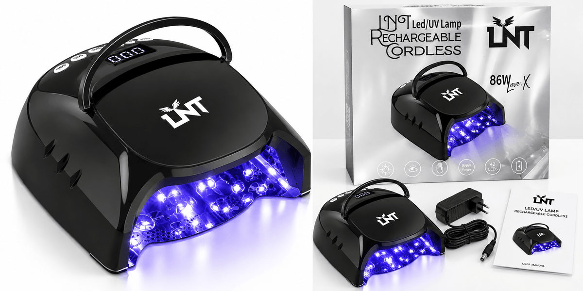 ATL- LNT Rechargeable Cordless 85W LED/UV Lamp (Black)