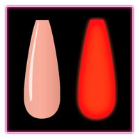 ATL- TOUCH OF BLUSH | Kiara Sky Glow in the Dark Dip Powder