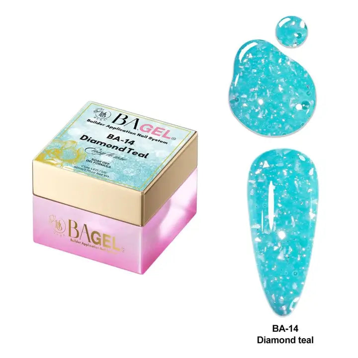 ATL- #BA-14 Diamond Teal Builder Gel