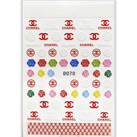 ATL- Chanel (D070) Nail Art Stickers #3-56-3