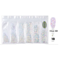 ATL- Clear AB Rhinestone Pack 1-47-1 (Size 3,5,7,9,11,13)