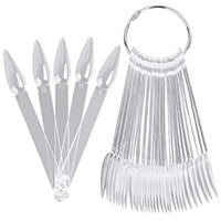 ATL- Clear Stiletto Tip Display (50/pkg)