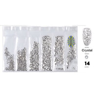 ATL- Clear AB Rhinestone Pack 1-47-1 (Size 3,5,7,9,11,13)