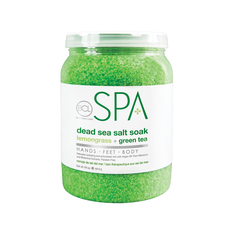 ATL- Salt Soak (64oz) Lemongrass + Green Tea | BCL Organic Spa