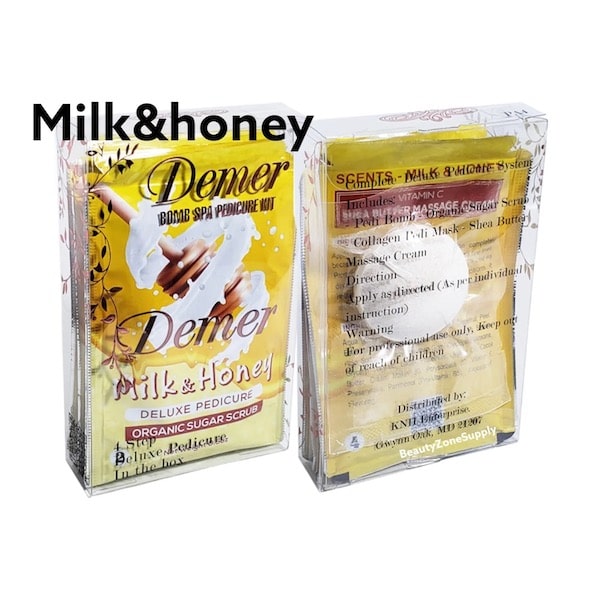 ATL- Milk & Honey- Demer 4in1 Deluxe Pedicure Kit w/ Spa Bomb