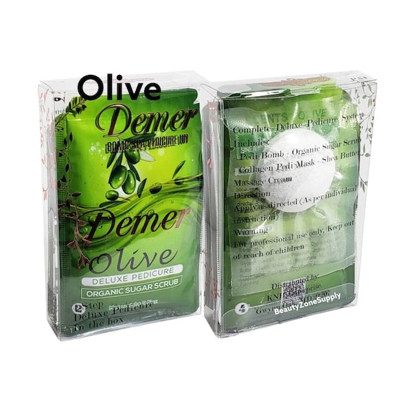 ATL- Olive - Demer 4in1 Deluxe Pedicure Kit w/ Spa Bomb
