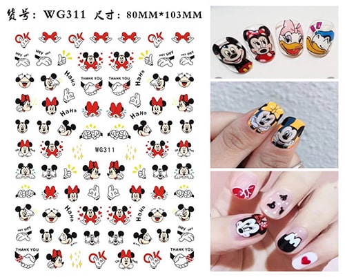 ATL- Disney (Mix) Nail Art Stickers
