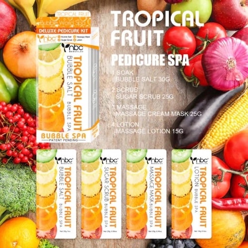 ATL- TROPICAL FRUIT Bubble World Spa 4 in 1 Pedicure | NBC