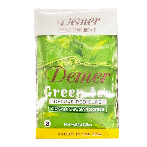 ATL- Green Tea - Demer 4in1 Deluxe Pedicure Kit w/ Spa Bomb