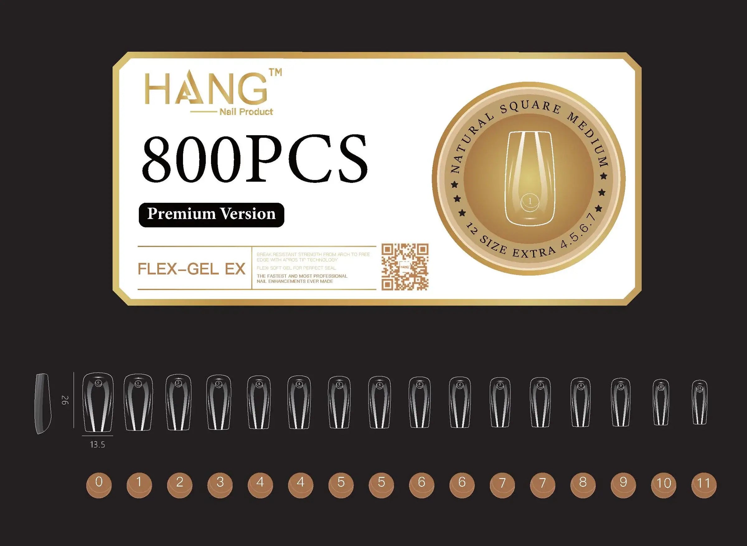ATL- Square Medium Tip Refills (#0-11) | Hang