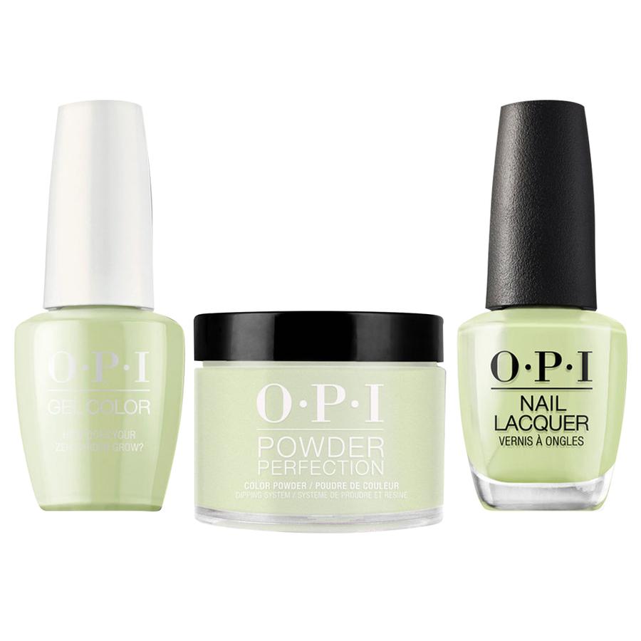 ATL- How Does Your Zen Garden Grow? #T86 | OPI Trio: Gel, Polish, Dip