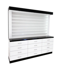 Whale Spa- BW Single Sided Polish & Powder Display/Cabinet