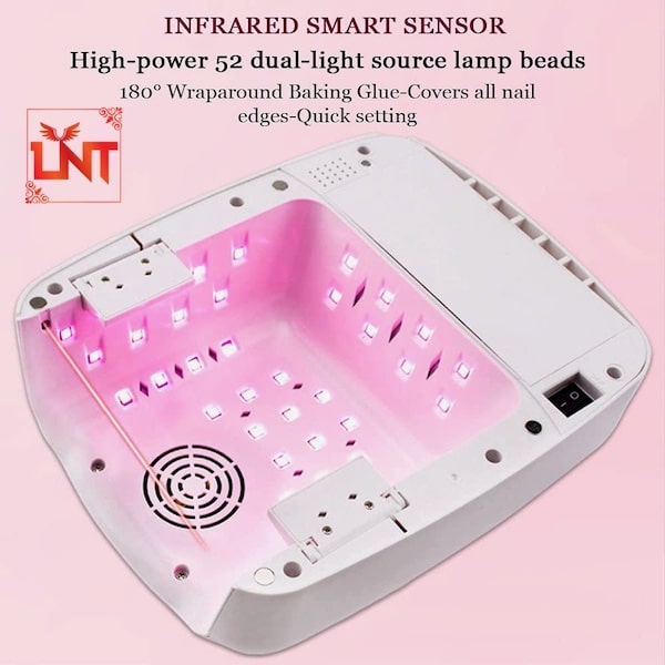 ATL- LNT 96W Cordless Rechargeable LED/UV Nail Lamp with Red Light