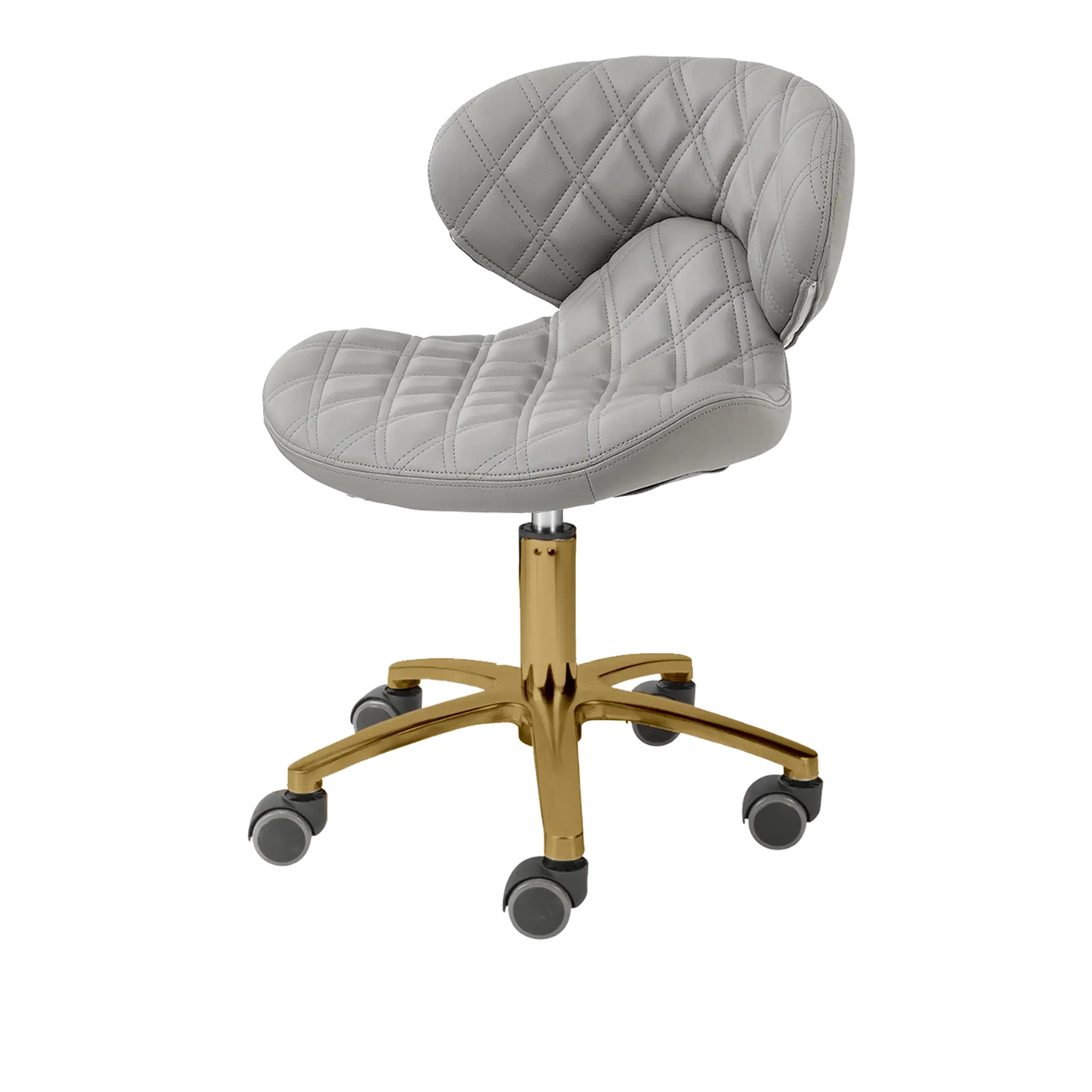 Whale Spa- Lexi Pro - Double Diamond Gold Edition Technician Stool 1009L