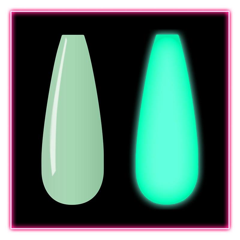 ATL- HINT OF MINT | Kiara Sky Glow in the Dark Dip Powder