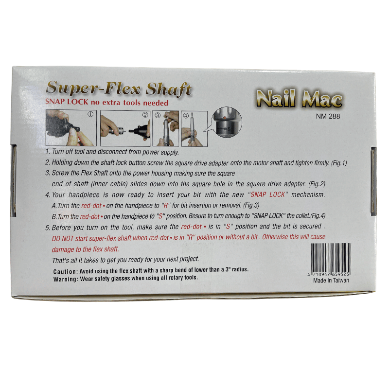 ATL- Nail Mac Super Flex Shaft (Shank 1/8")