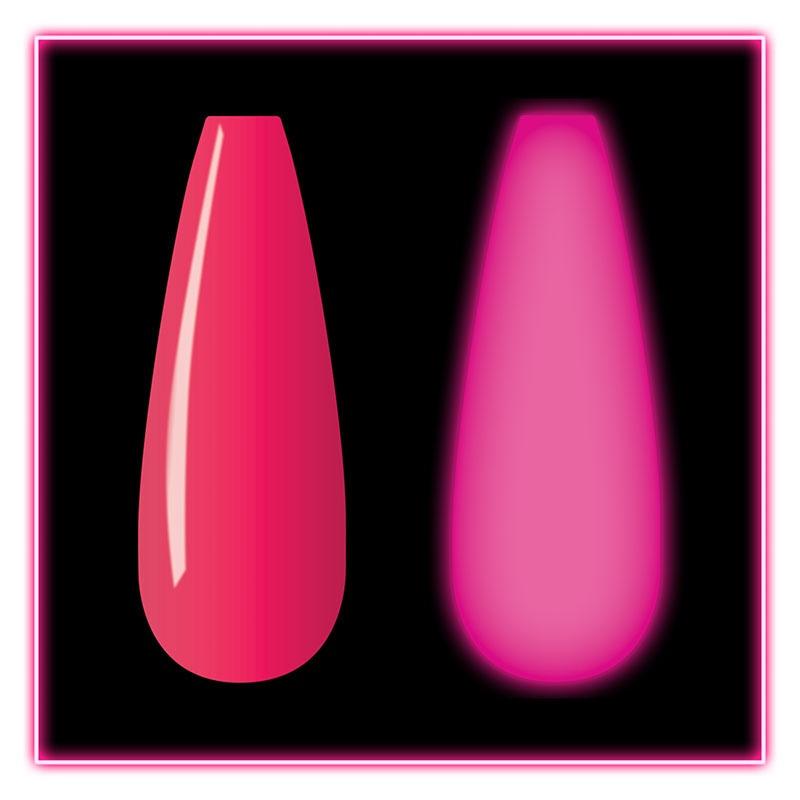 ATL- PINKAHOLIC | Kiara Sky Glow in the Dark Dip Powder