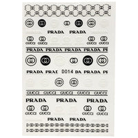 ATL- Prada + Gucci Nail Art Stickers | #39-2