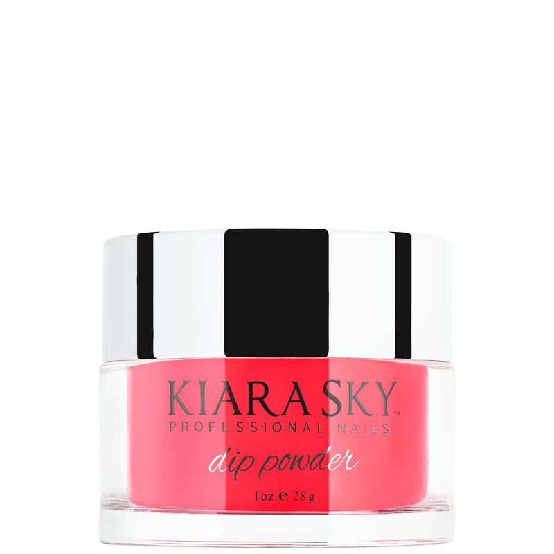 ATL- RED HOT GLOW | Kiara Sky Glow in the Dark Dip Powder