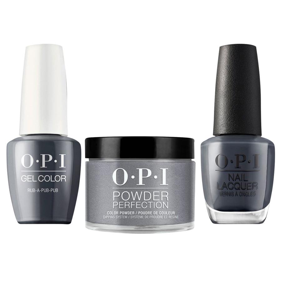 ATL- Rub-a-Pub-Pub #U18 | OPI Trio: Gel, Polish, Dip