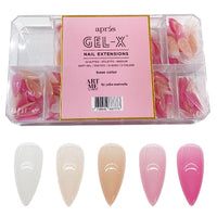 ATL- Base Color Natural Long Stiletto Box of Tips | APRES