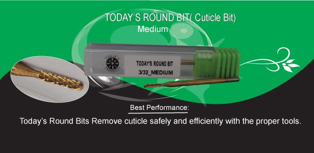 ATL- Round Cuticle Titanium Drill Bit | TODAY'S PRODUCT