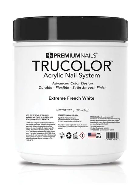 ATL- Extreme French White | TruColor Nail Sculpting Acrylic Powder