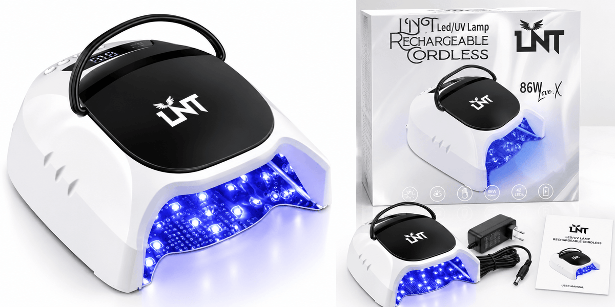 ATL- LNT Rechargeable Cordless 85W LED/UV Lamp (White)